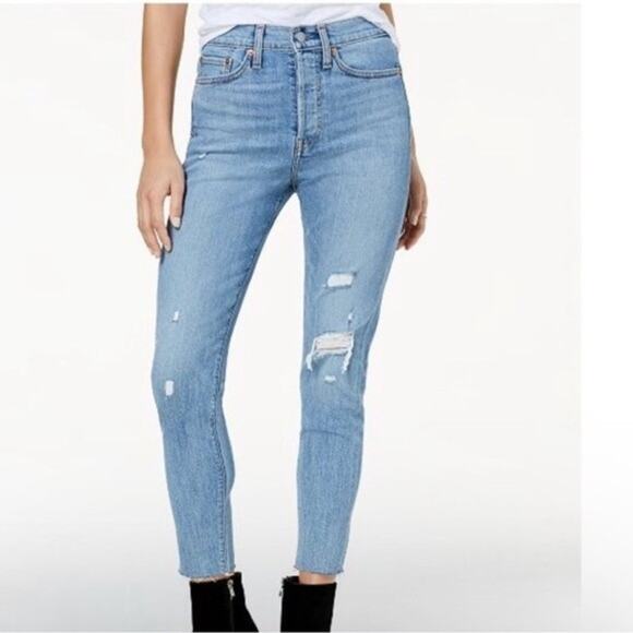 Levi's Denim - Levi's Wedgie Skinny Jeans Distressed Light Wash Size 24
